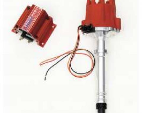 Chevy Distributor, HEI, Small Diameter, Aluminum Body, 1955-1957