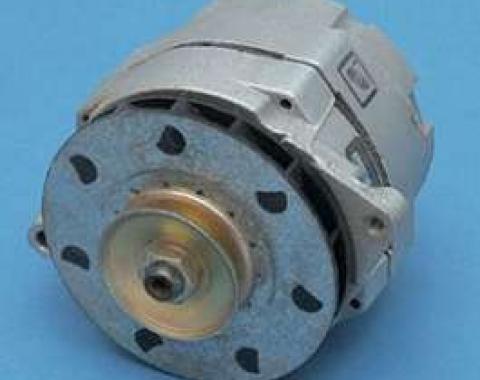 Chevy Alternator, Rebuilt, 55 Amp, For Use With External Voltage Regulator, 1955-1957