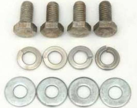 Chevy Hood Hinge To Hood Bolt & Washer Installation Kit, 1957