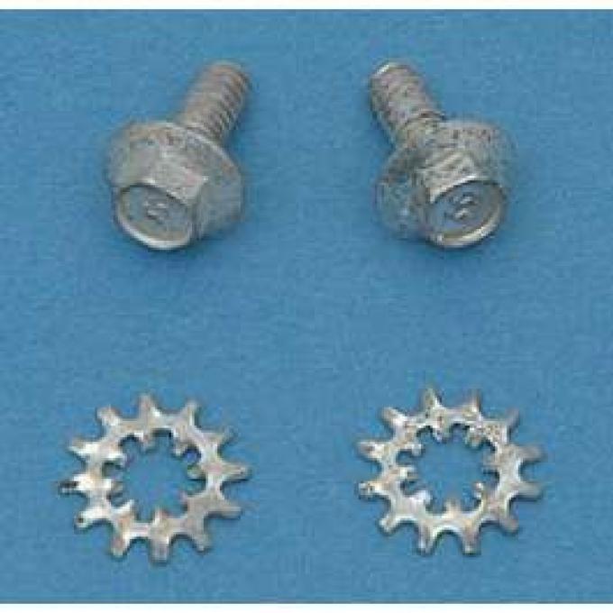 Chevy Trunk Latch Plate Bolts, 1955-1957