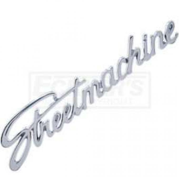 Chevy Street Machine Script Emblem, Chrome, 1955-1957
