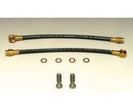 Chevy Front Disc Brake Hose Kit, 1955-1957