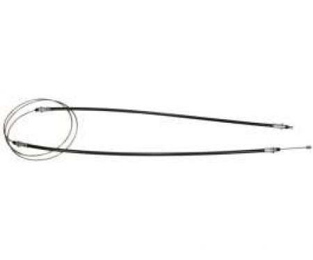 Chevy Rear Disc Emergency Brake Cable, 1955-1957