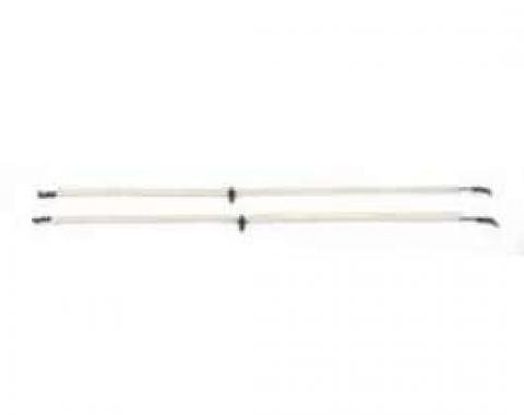 Chevy Door Release Rods, Inner, 2-Door Sedan, Wagon & Nomad, 1955-1957