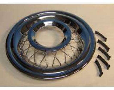 Chevy Wire Wheel Cover, Accessory, 1956