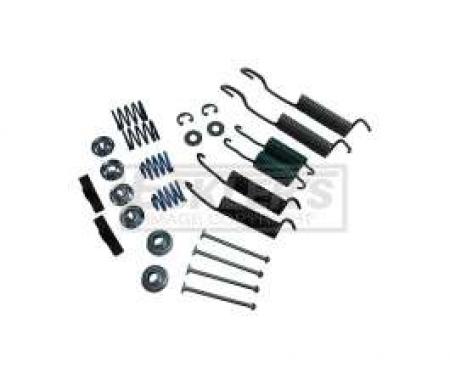 Chevy Drum Brake Shoe Spring Kit, Rear, 1955-1957