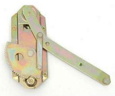 Chevy Quarter Window Regulator, 2-Door Sedan, Right, 1955-1957