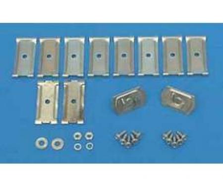 Chevy Rocker Molding Clip Set, 1957