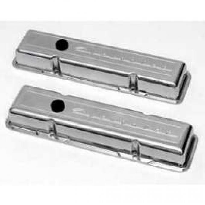 Chevy Valve Covers, Custom, Billet, Aluminum, Small Block, 1955-1957