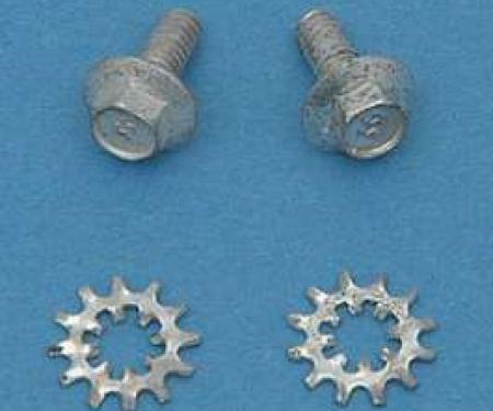 Chevy Trunk Latch Plate Bolts, 1955-1957