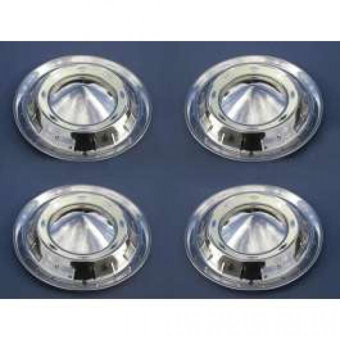 Chevy Wheel Cover Set, Full, Bel Air, 1955