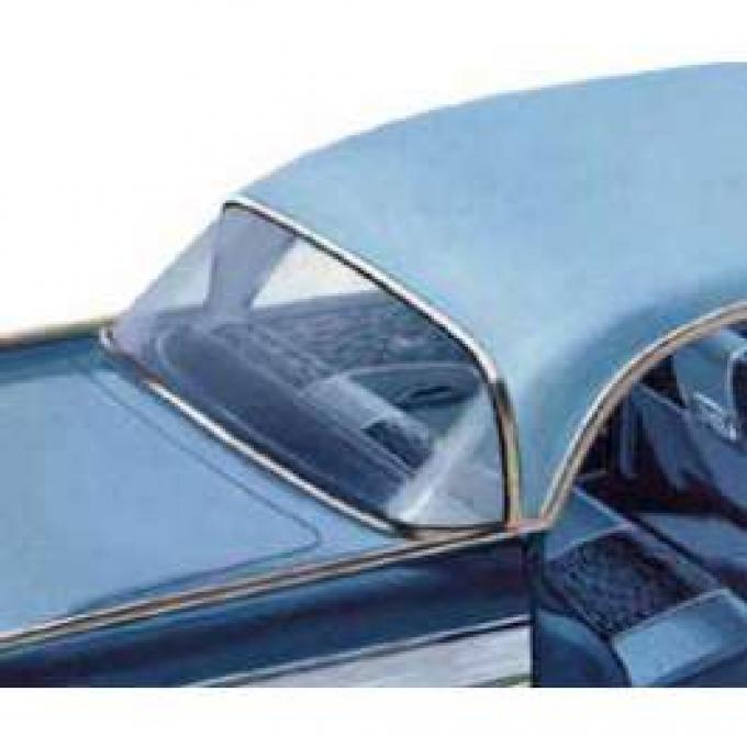 Chevy Rear Glass, Tinted, 4-Door Hardtop, 1956-1957