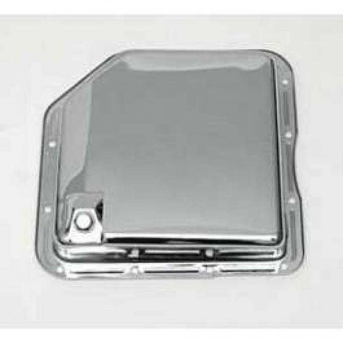 Chevy Transmission Pan, Turbo Hydra-Matic 350, Chrome, 1955-1957