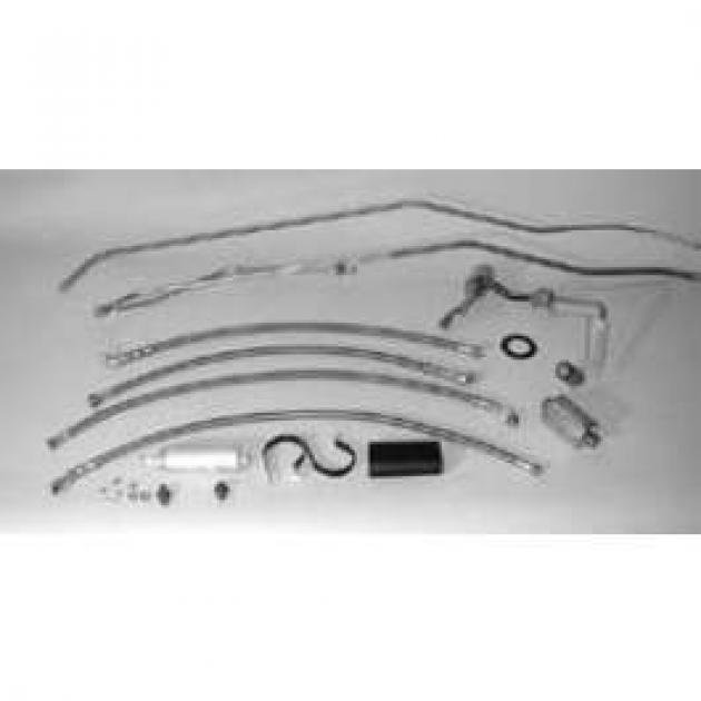 Chevy Fuel Line & Pump Kit, Ramjet 350ci Wagon, 19551957