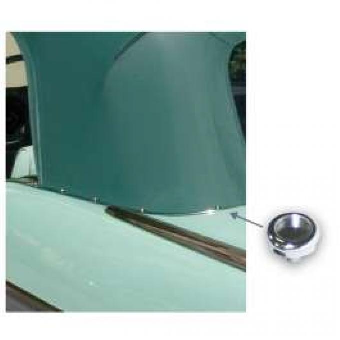 Chevy Snap Rivet, Convertible Top Boot, 1955-1957