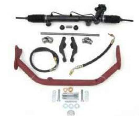 Chevy Rack & Pinion Deluxe Steering Kit, Big Block, With ididit Tilt Column & Column Shift, 1955-1957