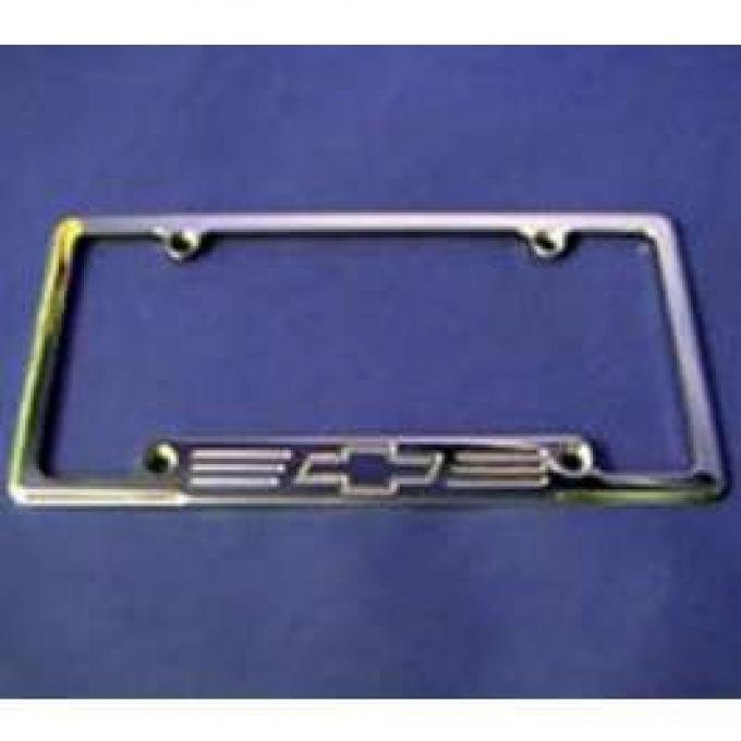Bowtie Polished Billet License Frame