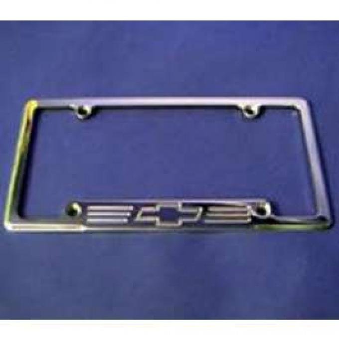 Bowtie Polished Billet License Frame