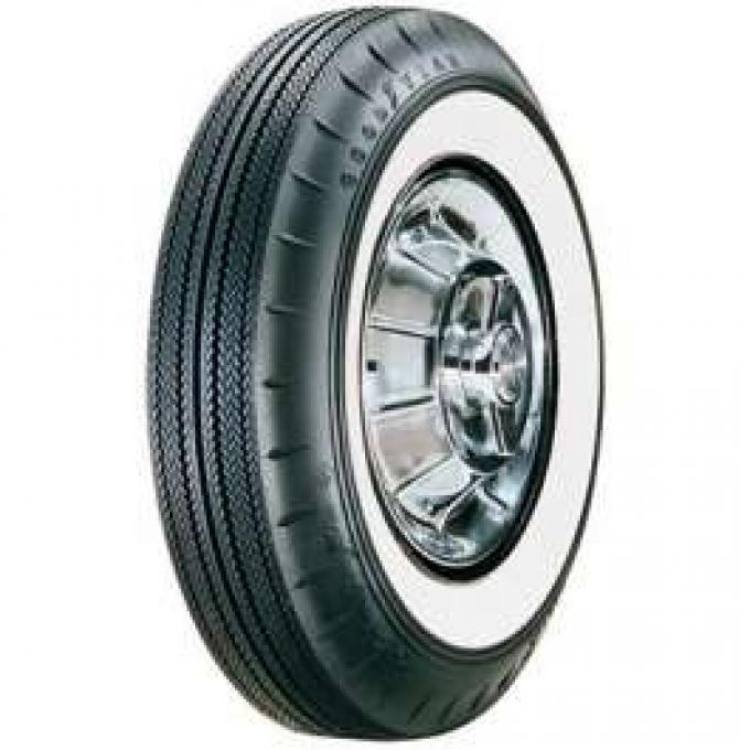 Chevy Tire, 7.50/14 With 2-1/4 Wide Whitewall, Goodyear, 1957
