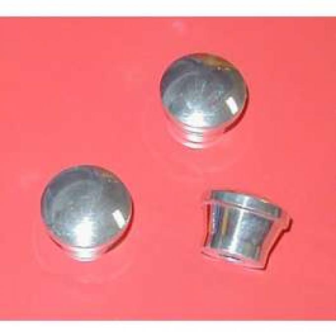 Chevy Billet Aluminum Dash Knob Set, 1957