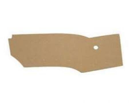 Chevy Cardboard Interior Rear Quarter Panels, 2-Door Hardtop, 1956-1957