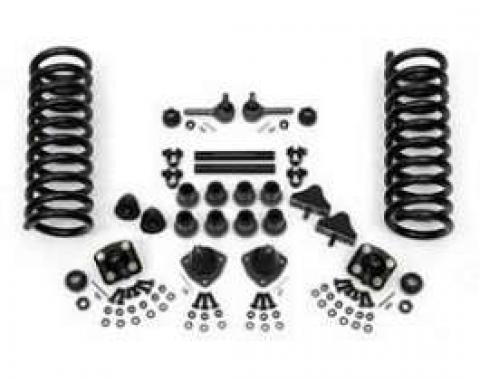 Chevy Rack & Pinion Front End Rebuild Kit, With 2 Drop Springs, 1955-1957