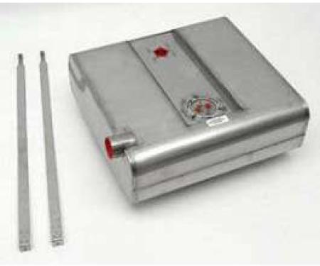 Chevy Gas Tank, Stainless Steel, For Post 1998 Fuel Injection, With 60 psi Pump, 1957
