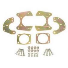 Chevy Rear Disc Brake Bracket Kit, For 9 Ford, With 3/8 T-Bolts, 1955-1957