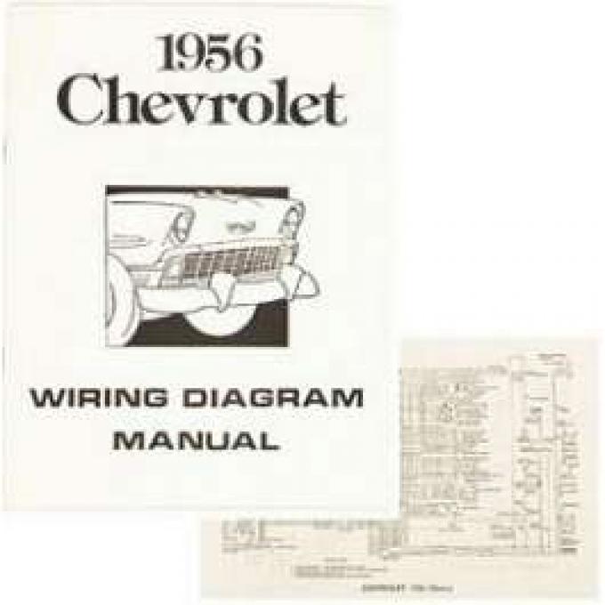 Chevy Wiring Harness Diagram Manual, 1956