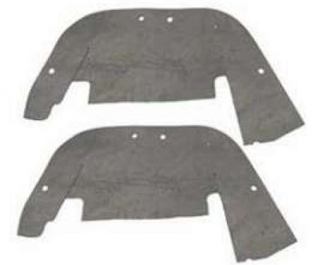 Chevy Control Arm Dust Shields, 1957