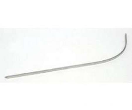 Chevy Seat Shell Trim, Stainless Steel, Front, Lower, Bel Air, 1955-1956