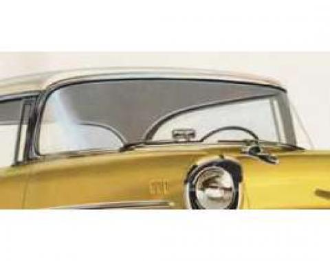 Chevy Windshield, Clear, Hardtop Or Convertible, Nomad, 1957