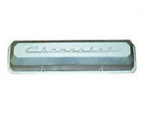 Chevy Aluminum Valve Covers, With Chevrolet Script, Small Block, 1955-1957