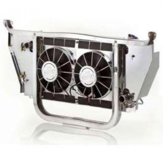 Chevy Radiator Kit, For Cars Without Air Conditioning, Be Cool, 1955 ...