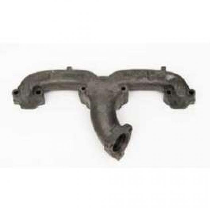 Chevy Exhaust Manifold, 2, Small Block, Left, For Rack & Pinion Steering, 1955-1957