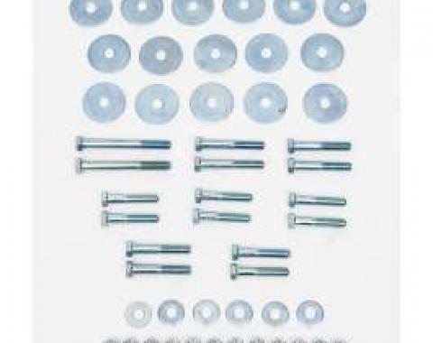 Chevy Body Mount Bolt & Washer Kit, 2-Door Hardtop, 1955-1957