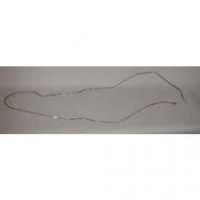 Chevy Fuel Line, Convertible Long Inside Frame, 1955-1957