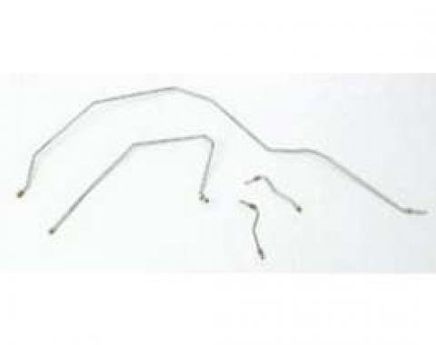 Chevy Brake Line Set, Front, With Non-Power Brakes, 1956-1957