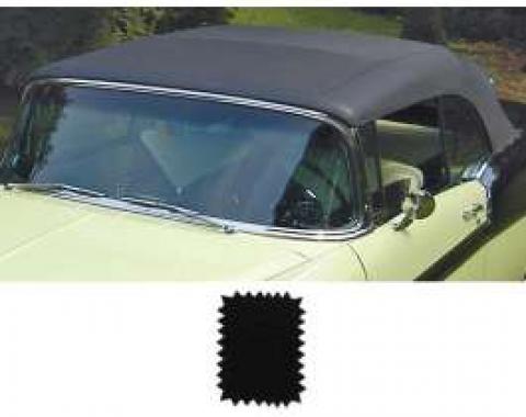 Chevy Black Convertible Top, 1955-1957