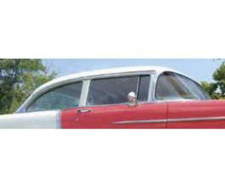 Chevy Vent Window, Installed In Frame, Clear, Sedan & Wagon, Right, 1955-1957