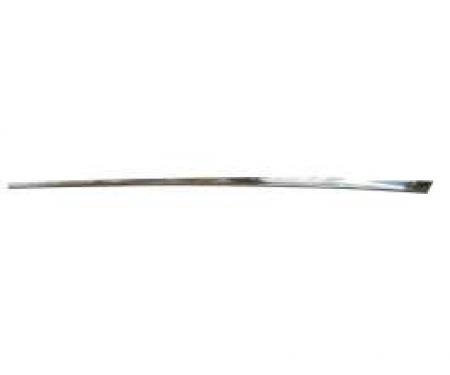 Chevy Quarter Molding, Stainless Steel, Long, Left, Lower, Bel Air & 210 2-Door, 1957