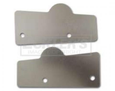 Chevy Lower Tailgate Hinge Covers, Nomad Or Wagon, 1955-1957