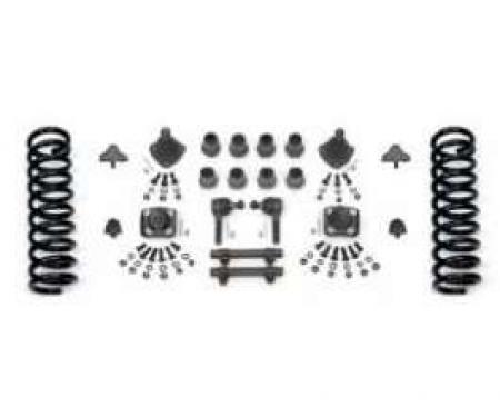 Chevy Front End Rebuild Kit With Rack & Pinion & Stock Springs, 1955-1957