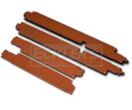 Rocker Panel Top Covers, For Four Door Hardtop, 1956-1957