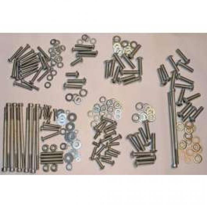 Chevy Engine Bolt Kit, Stainless Steel, LS1, LS2, LS3, LS6(99-Up), 1955-1957