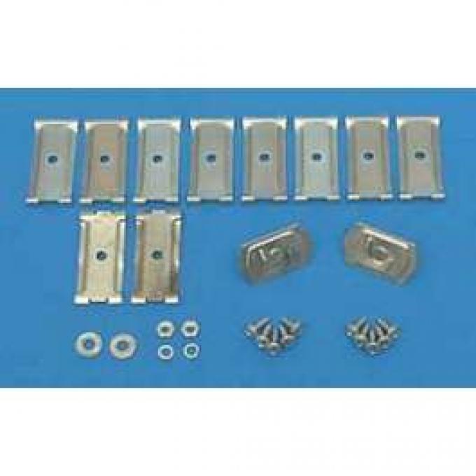 Chevy Rocker Molding Clip Set, 1957