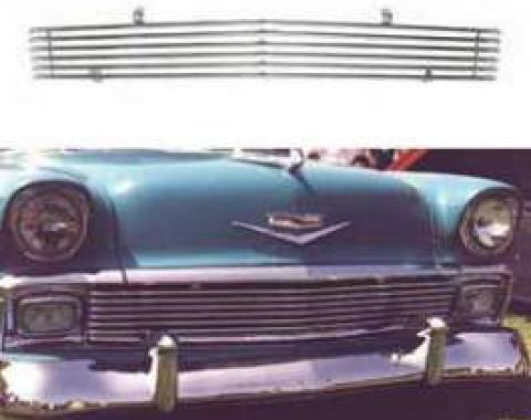 Chevy Tubular Front Grille, Custom, 1956