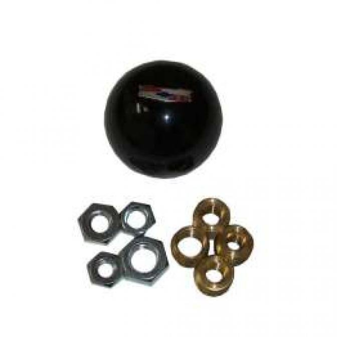 Shift Knob Black Billiard With Tri-5 Logo