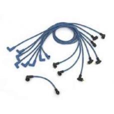 Chevy Spark Plug Wires Over Valve Covers, Moroso, Blue, 1955-1957