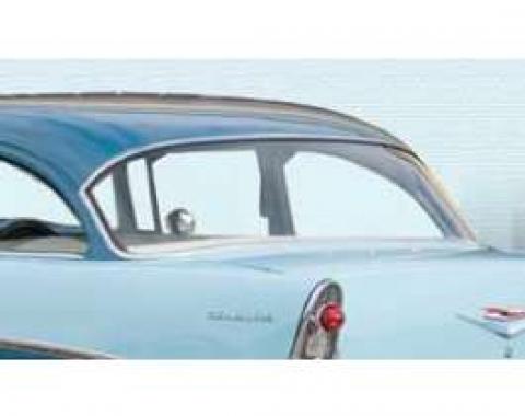 Chevy Rear Glass, Tinted, 2 & 4-Door Sedan, 1955-1957